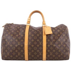 Louis Vuitton Keepall Bag Monogram Canvas 50