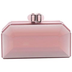 Judith Leiber Faceted Box Clutch Acrylic