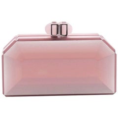 Judith Leiber Faceted Box Clutch Acrylic 5