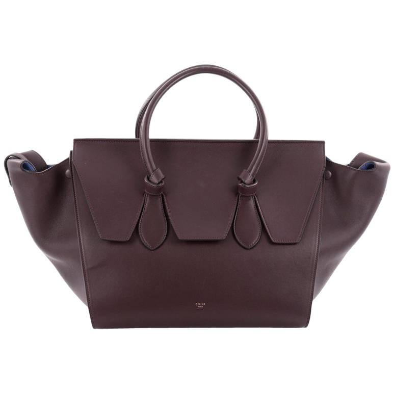 Celine Tie Knot Tote Smooth Leather Medium