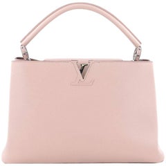 Louis Vuitton Capucines Handbag Leather MM