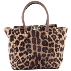 Valentino Rockstud Tote Rigid Calf Hair Medium 7