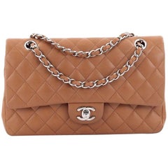 Chanel Classic Double Flap Bag Quilted Caviar Medium