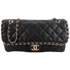 Chanel Chain Me Flap Bag Quilted Calfskin Jumbo