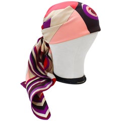 1990s Geometric Pucci Silk Scarf 11