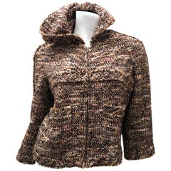 New Chanel Boucle Jacket - Fall Colors - Silver Tone Fabric 6