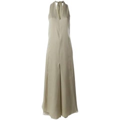 1999s Camel Chanel Evening Panelled Dress 7