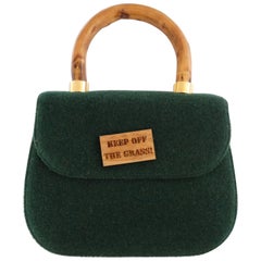 Super Rare Moschino "Keep Off The Grass" Handbag 5