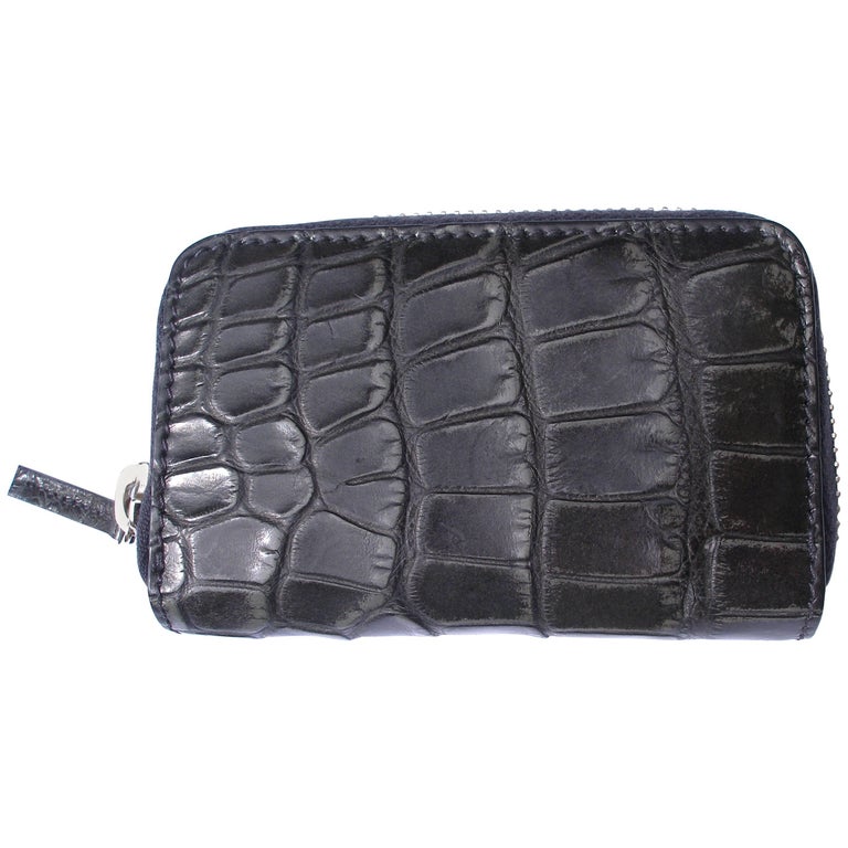 American Alligator Card Case | Black main image 1