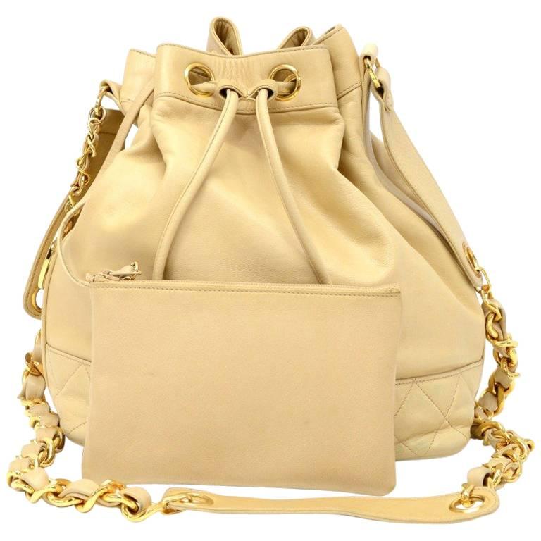chanel vintage bucket bag