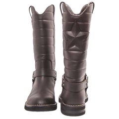 Collector CHANEL Boots 'Paris Dallas' Collection in Brown Leather Size 40.5FR 6