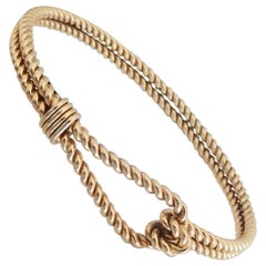 Gucci 18K Gold Rope Bracelet 1970s 7