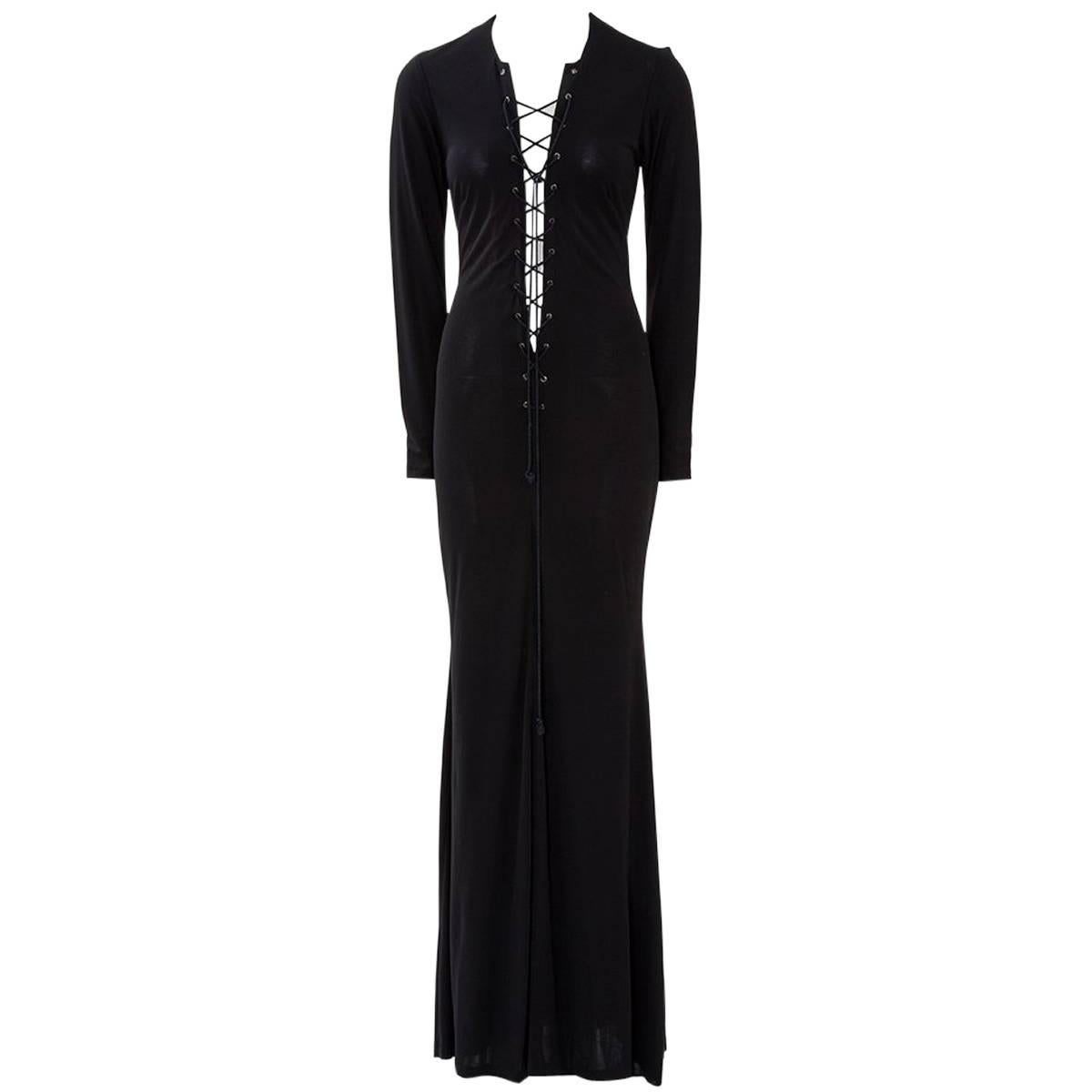 Yves Saint Laurent Saharienne Maxi Dress 