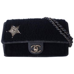 Chanel Timeless Bag Paris Dallas Sheep Wool Denim Star Limited Edition 5