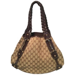 Gucci Brown Pelham Shoulder Bag Tote