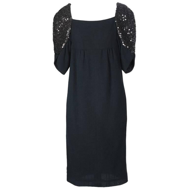 Chanel Sequined Sleeve Dress