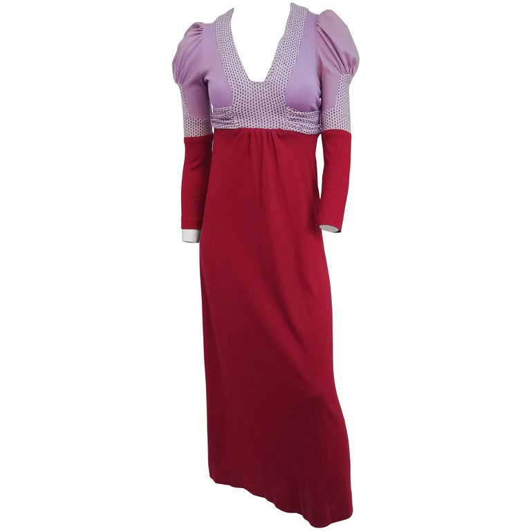 Summer of Love Regency Style Maxi Dress at 1stDibs | regency style ...