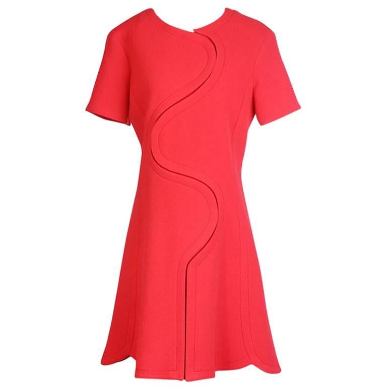 Raf Simons for Christian Dior Wool Dress