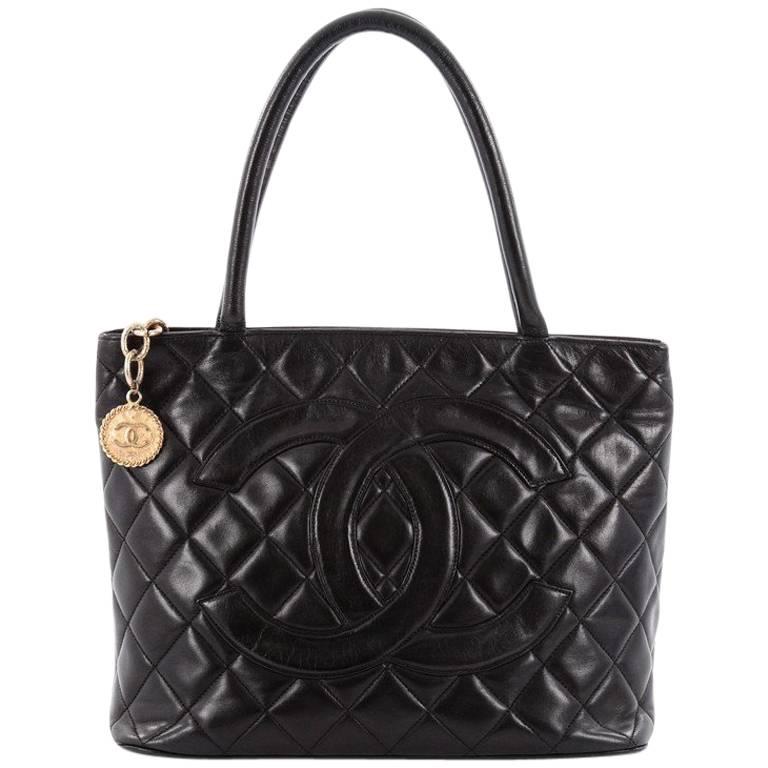 Chanel Medallion Tote Quilted Lambskin