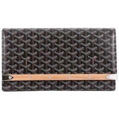 Goyard Monte Carlo Clutch Coated Canvas