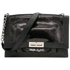 Balmain Black Sequin Shoulder Bag 6
