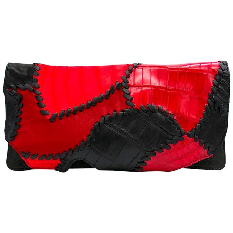 balmain red bag