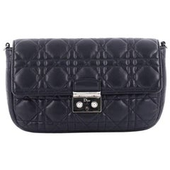 Christian Dior Miss Dior Promenade Pouch Cannage Quilt Lambskin Large