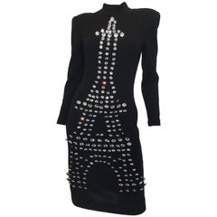 Patrick Kelly Crystal Eiffel Tower Dress 10