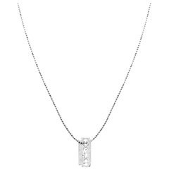 YSL Monogram Razor Blade Necklace