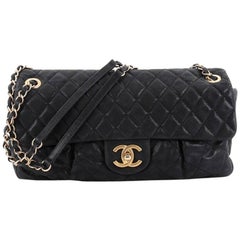 Chanel Chic Quilt Flap Bag Quilted Iridescent Calfskin Medium
