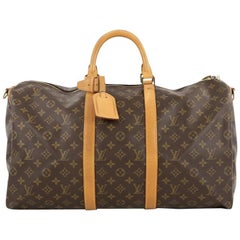Louis Vuitton Keepall Bandouliere Bag Monogram Canvas 50