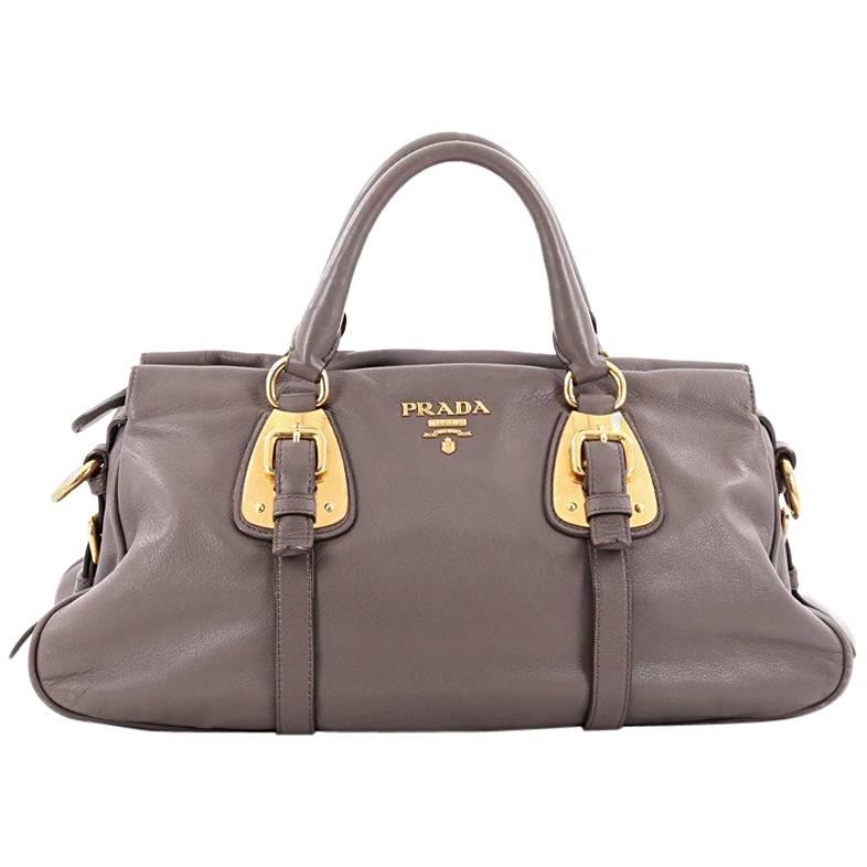 Prada Belted Satchel Soft Calfskin Medium