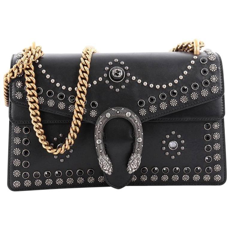 Gucci Dionysus Handbag Studded Leather Small at 1stDibs