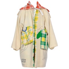 Jean-Charles de Castelbajac vintage 1990s Ko and Co "Les Trois Amis " Coat