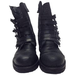 Alexander Wang Mens Combat Skull Boot