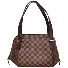 Louis Vuitton Damier Belem MM Shoulder Bag