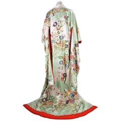 Vintage Japanese Embroidered Wedding Kimono 12