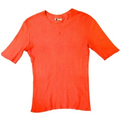 Rare Courreges Short Sleeve Sweater - Men's - 1960's 4
