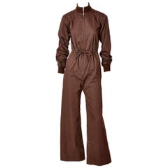 Yves Saint Laurent Chocolate Brown Jumpsuit 4