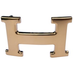 HERMES H Constance Belt Buckle Gold Plated / BRAND NEW
