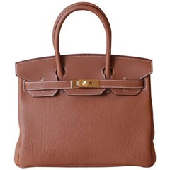 HERMES BIRKIN Togo 30 'Gold 11