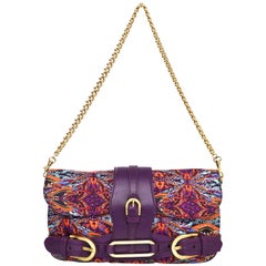Jimmy Choo Multi-Colored Printed Satin Tulita Bag 2