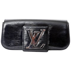 Louis Vuitton Epi Sobe Black Electric Clutch