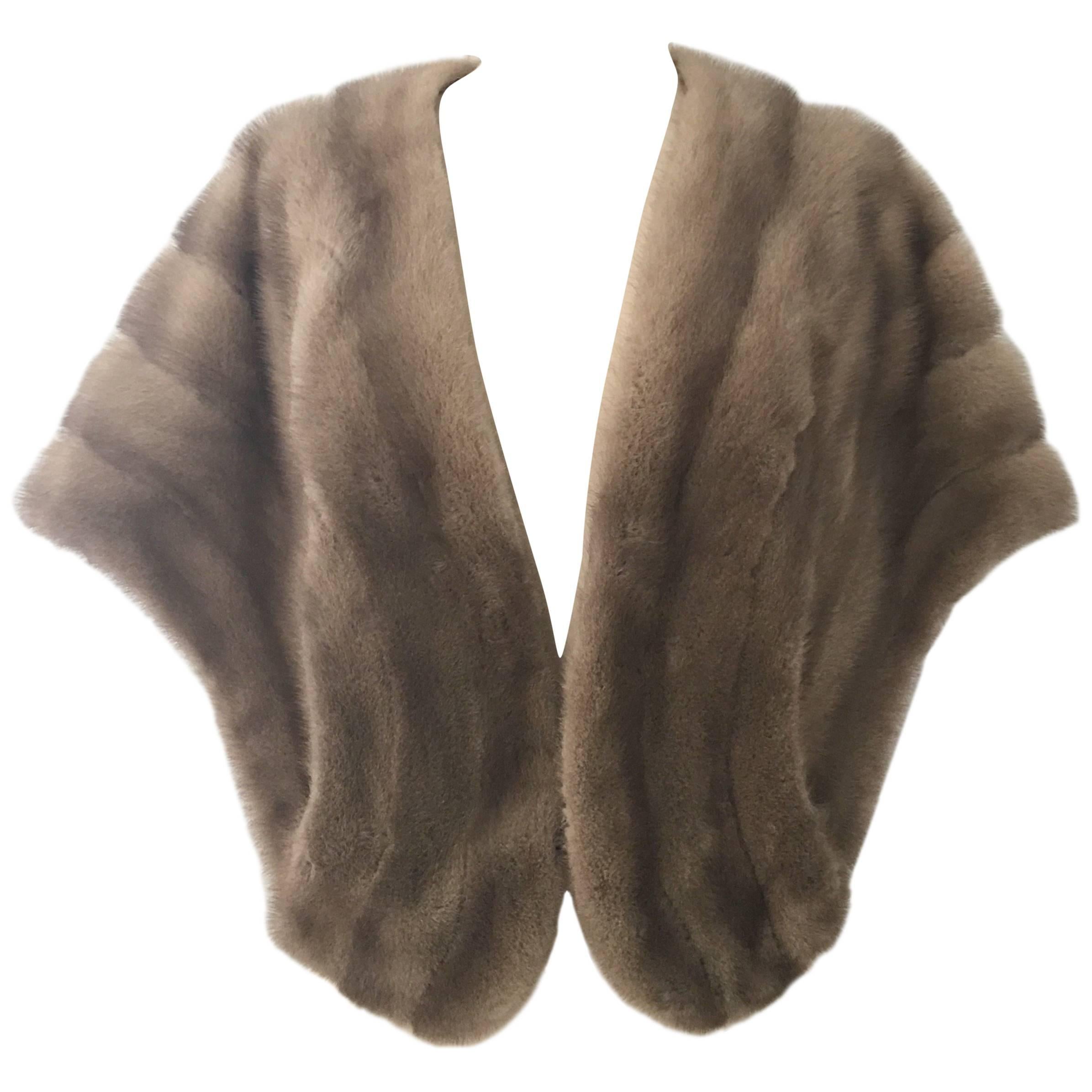 1940s Coulters Los Angeles Mink Fur Capelet