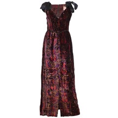Bellville Sassoon-Abendkleid aus Seidensamt