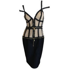 Alexander McQueen Rare Zip Apart Transformer Dress with All Locks & Keys 11