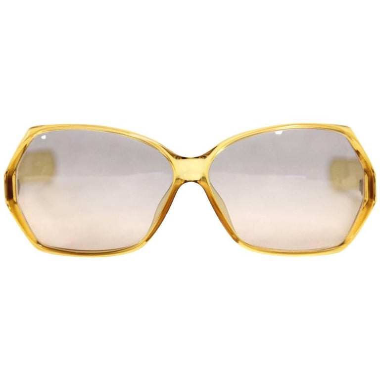 christian dior yellow sunglasses