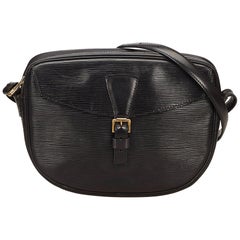 Louis Vuitton Black Epi Jeune Fille Shoulder Bag