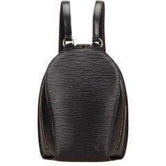 Louis Vuitton Black Epi Mabillon Backpack