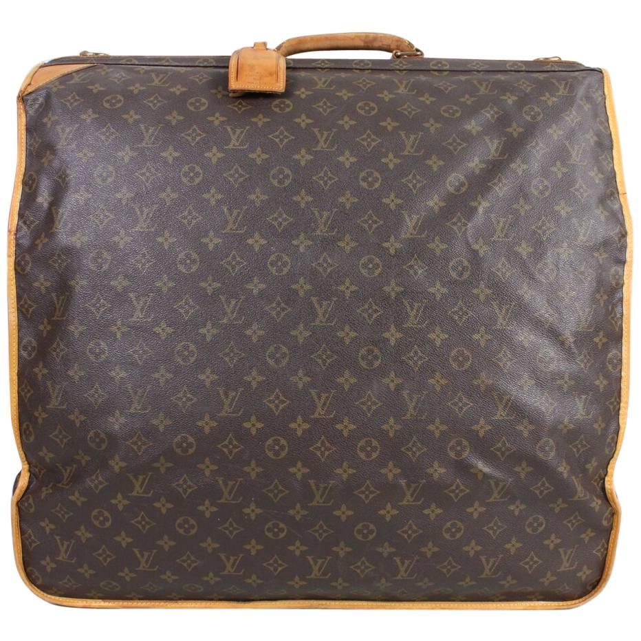1990's Louis Vuitton Monogram Garment Bag Luggage For Sale